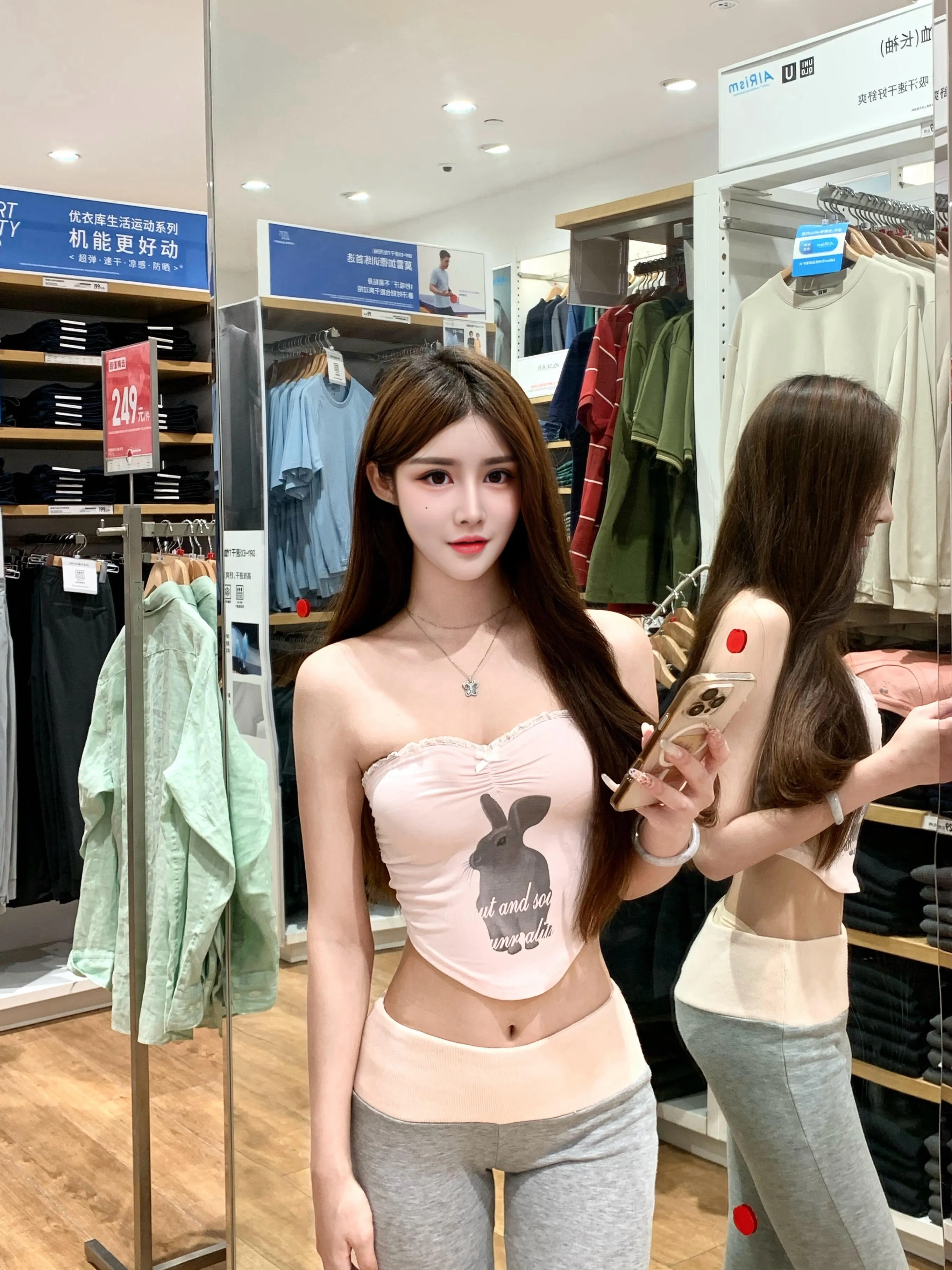 服装店美眉 琪宝 下海兼职 体验风土人情 Gallery 3