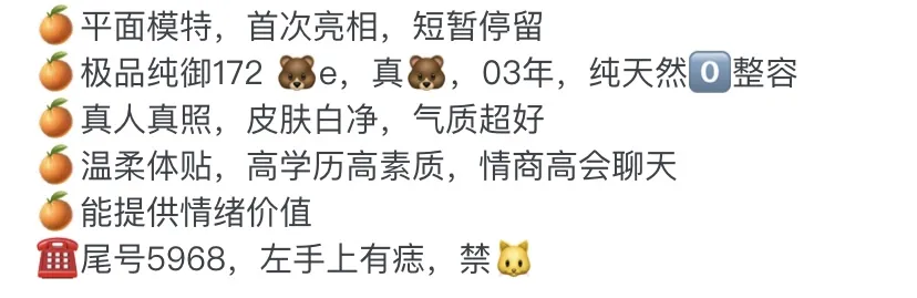 Y3278A-172 长宁平面模特 Gallery 1