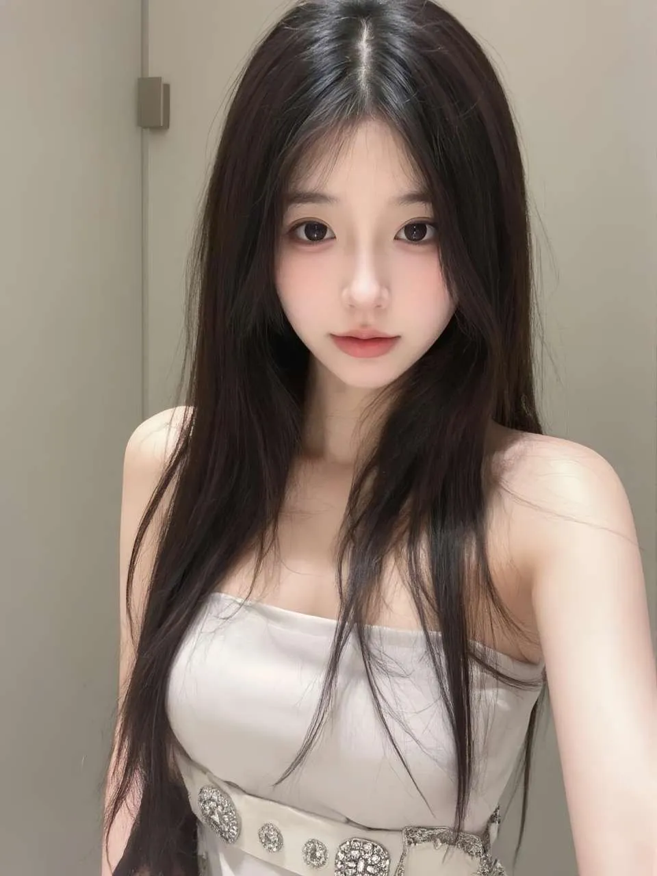 上海林允儿 模特身材少女气质温柔十足