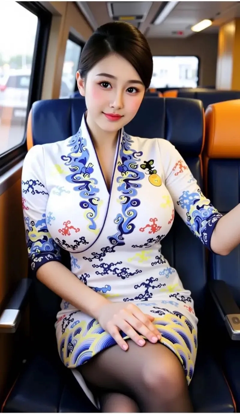 上海浦东空姐真实在飞 肤白貌美大长腿 Gallery 2