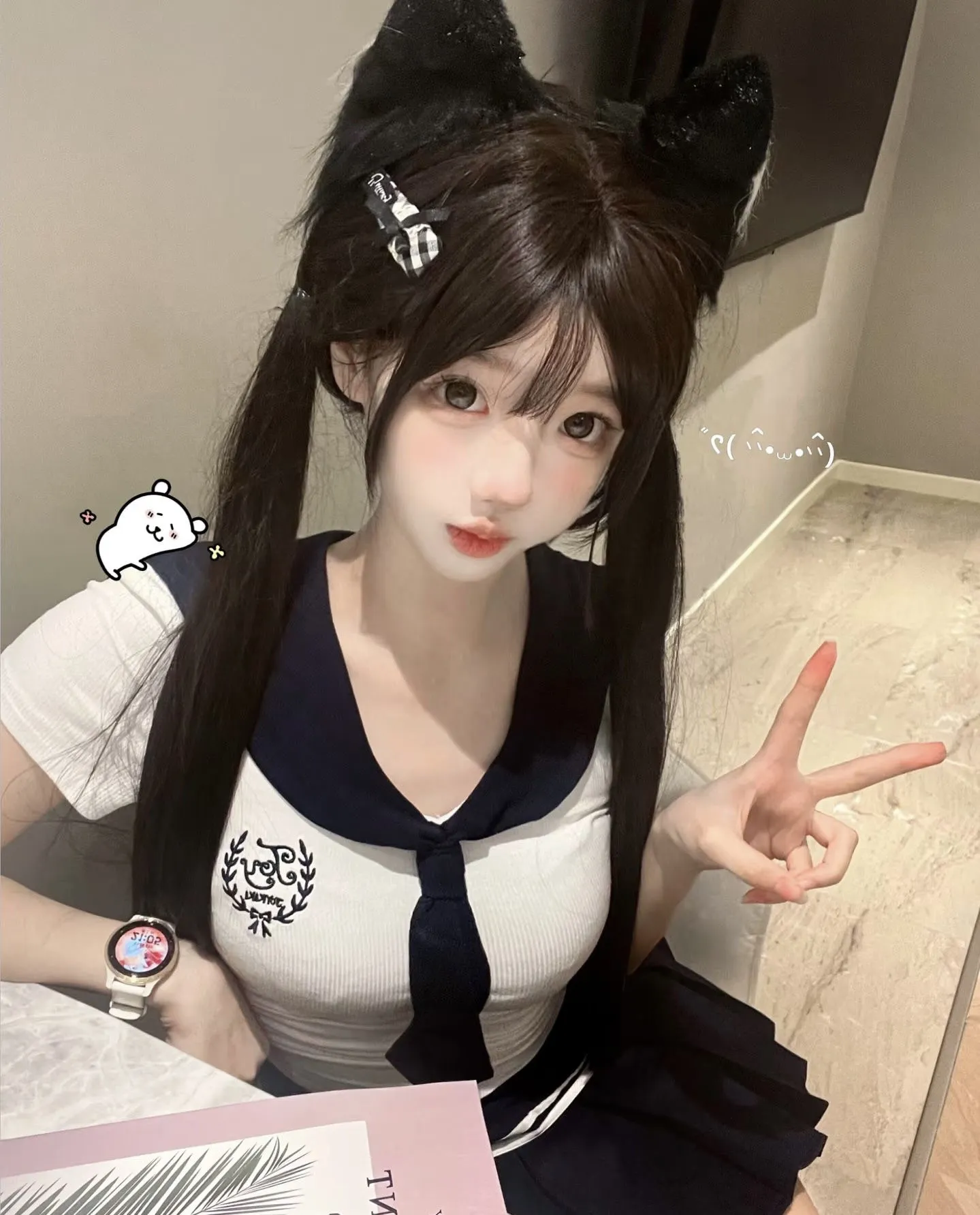 白虎萝莉 妮妮 双马尾小萝莉