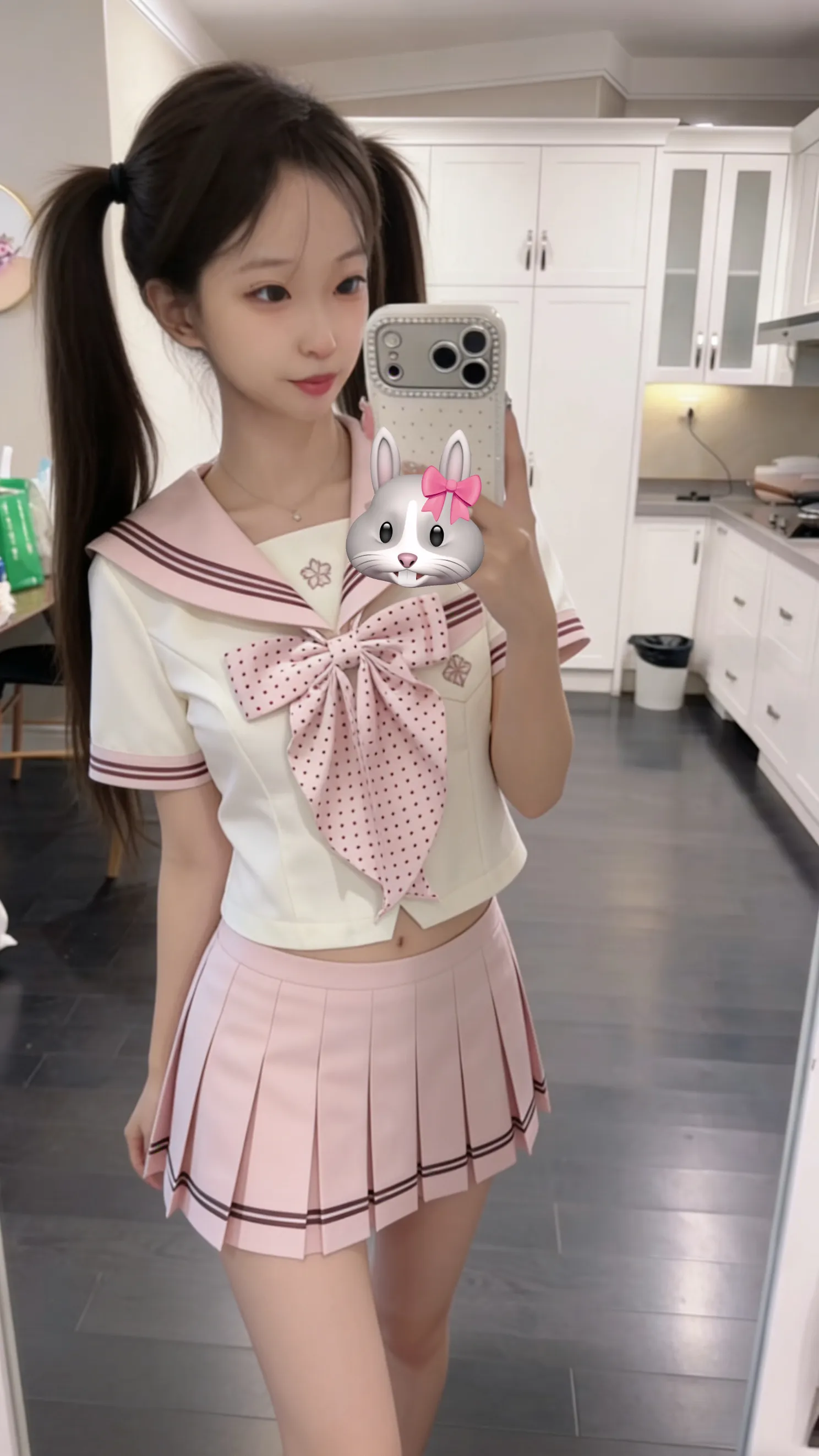 静安07嫩妹青春少女感萝莉萌萌🍏（双飞姐妹一甜） Gallery 3