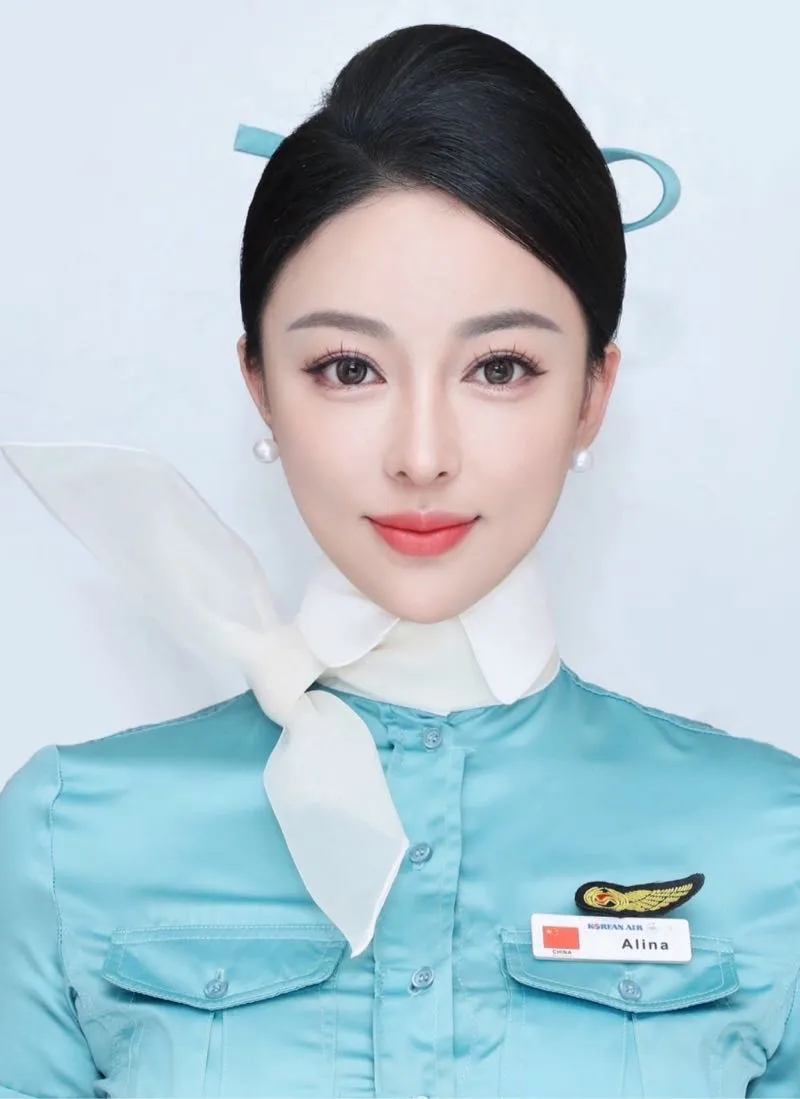 Y3868G-172空姐 普陀大韩航空乘务长 Gallery 6