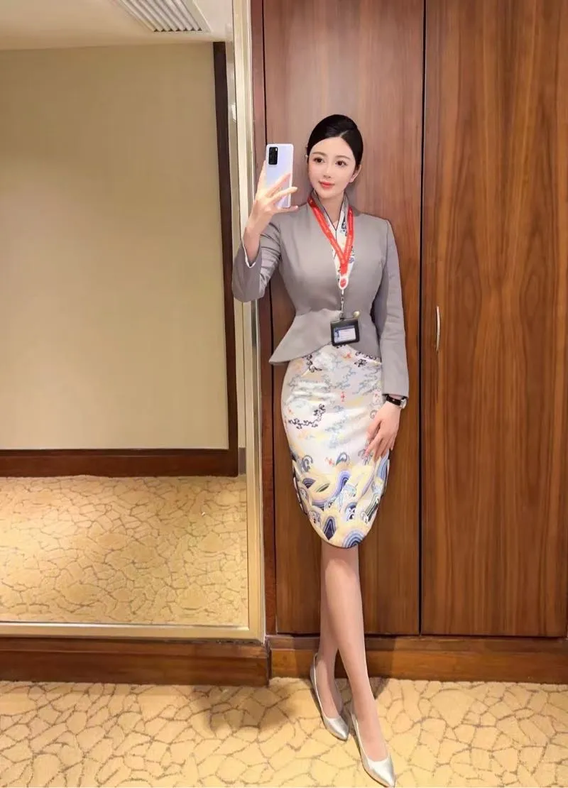 Y418M-175 浦东海航空姐高大白御姐 Gallery 4