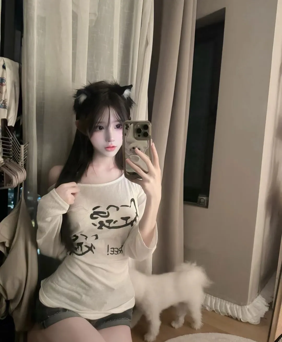 皮肤雪白 天使面孔 葡萄