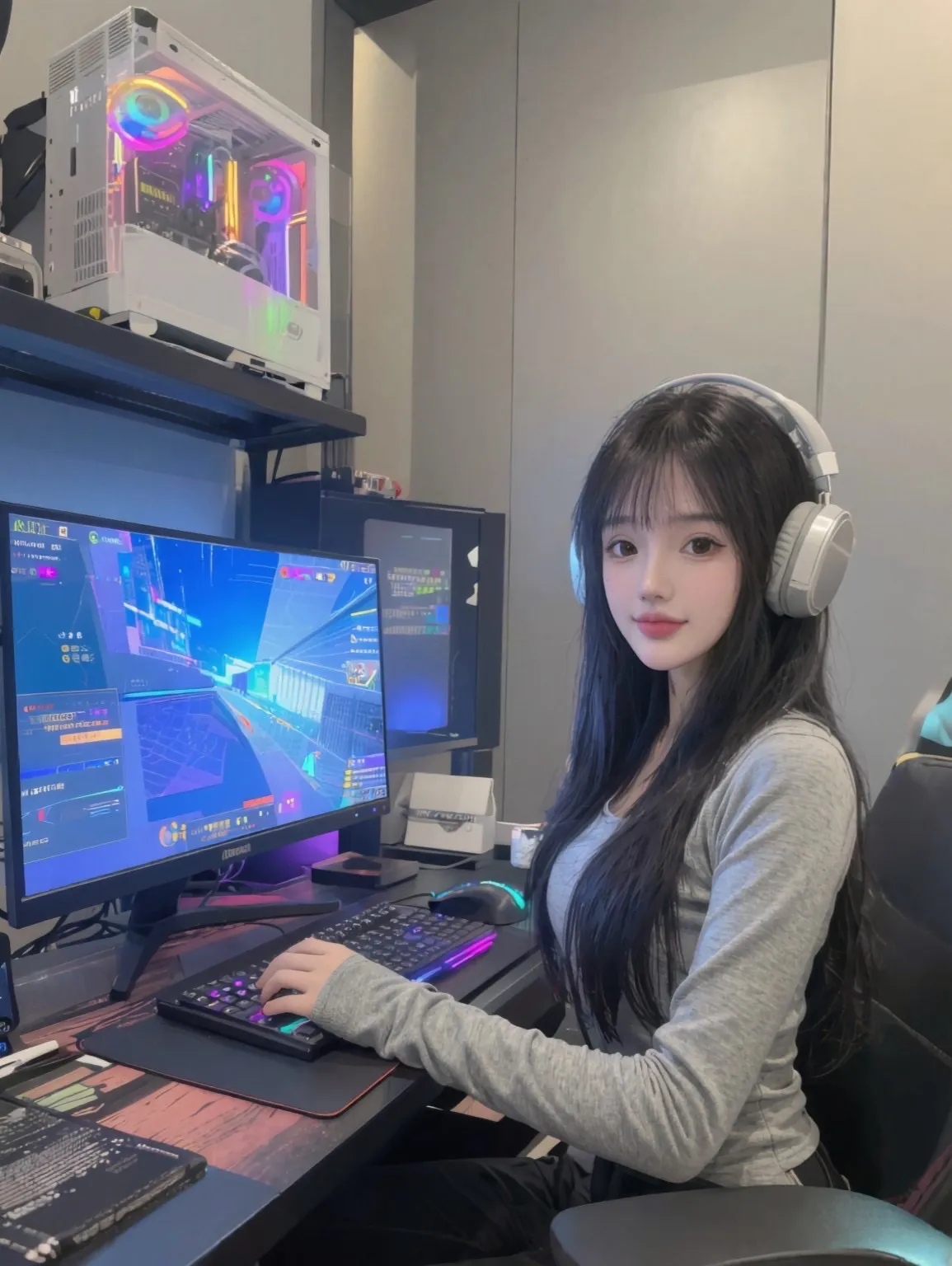 闵行电竞主播 蓝梦 宅女在家憋太久 Gallery 3