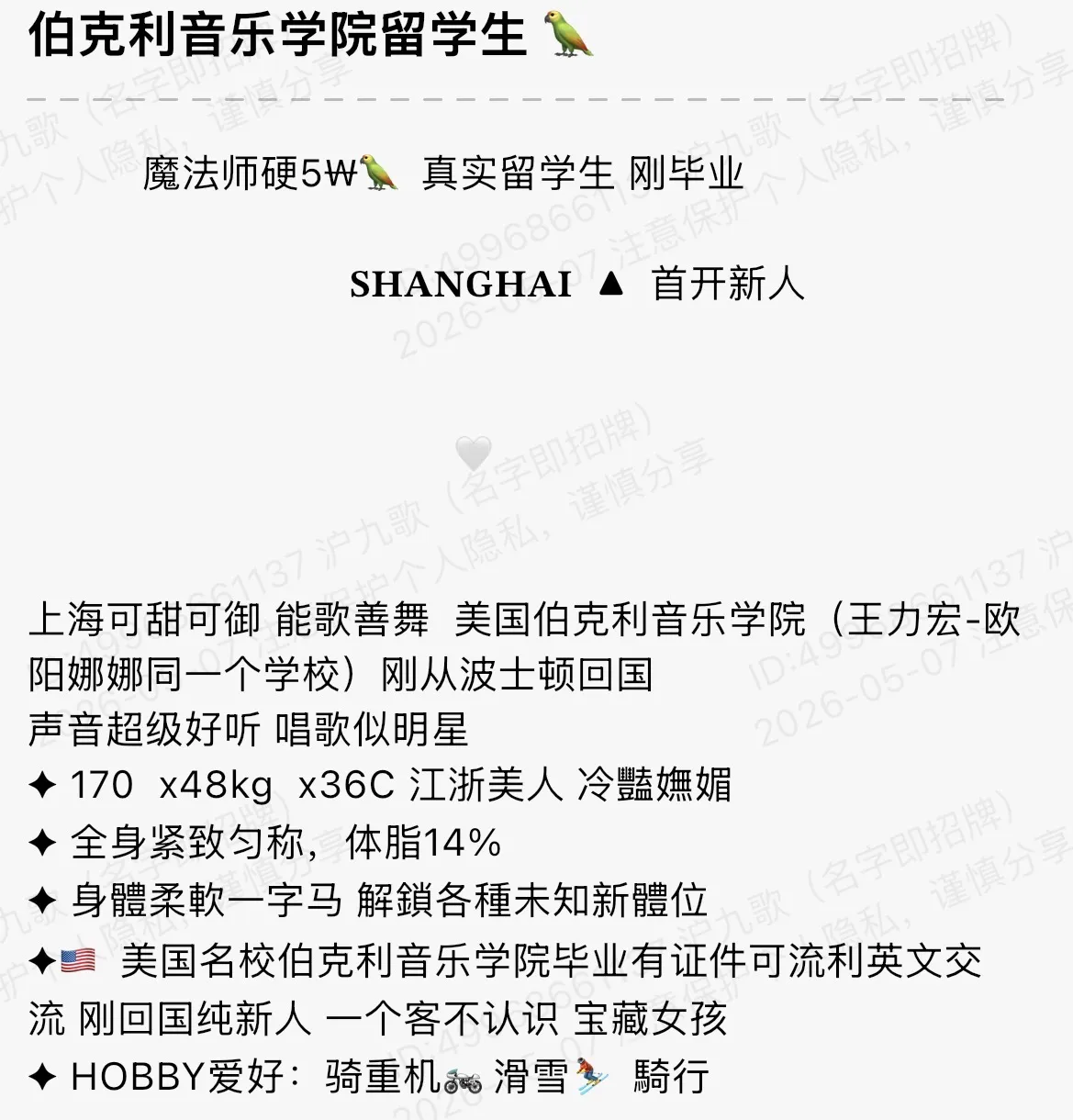 bb127 静安鹦鹉 170 伯克利音乐学院留学生 Gallery 1
