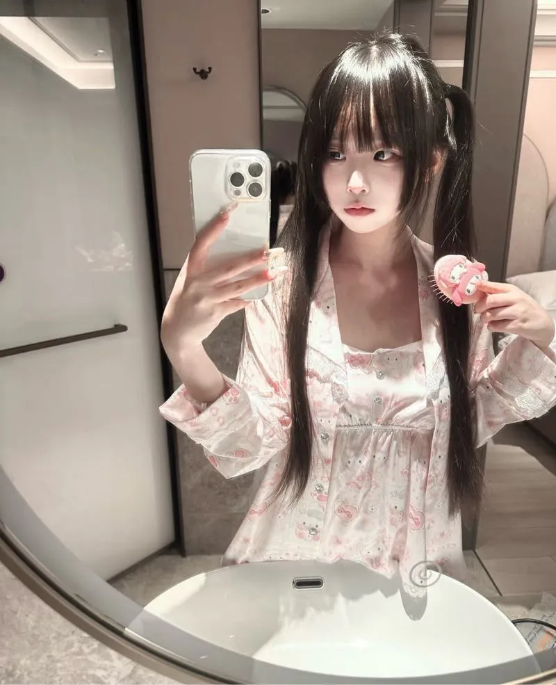 双马尾萝莉 可儿 真人真照