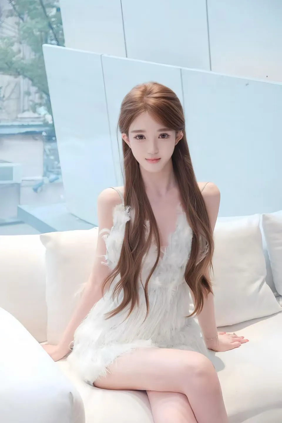 Y1961-170D 浦东极品高白醇清纯甜美