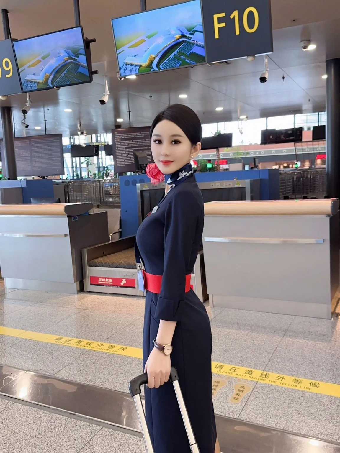 Y4404A-空姐 浦东硬五东航空姐 畫廊 2