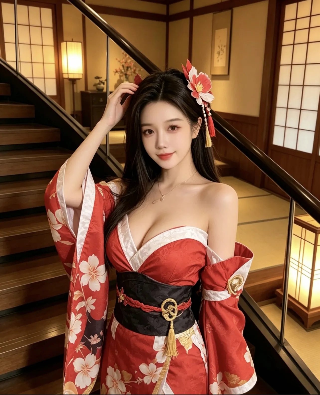 爆款高端极品中日🇯🇵混血🌈河北彩花💕 Gallery 4