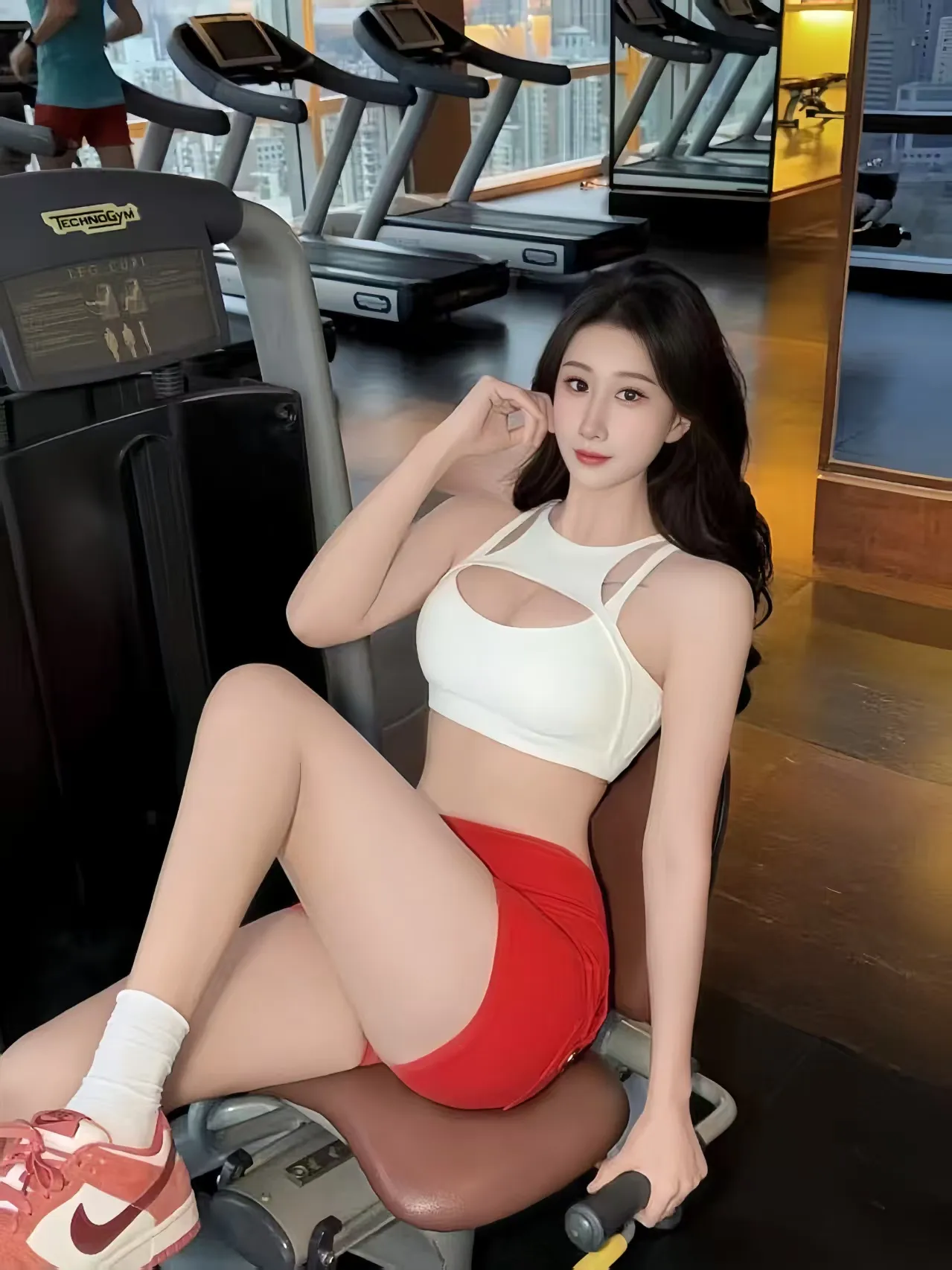 健身达人桃子173御姐模特兼职