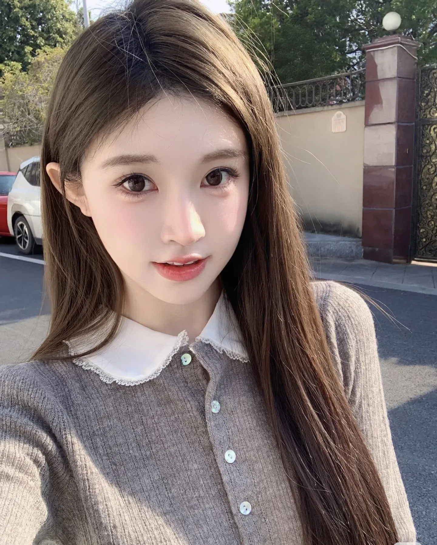 奶茶，高中毕业刚满18刚下海听话甜妹三点粉 Gallery 1